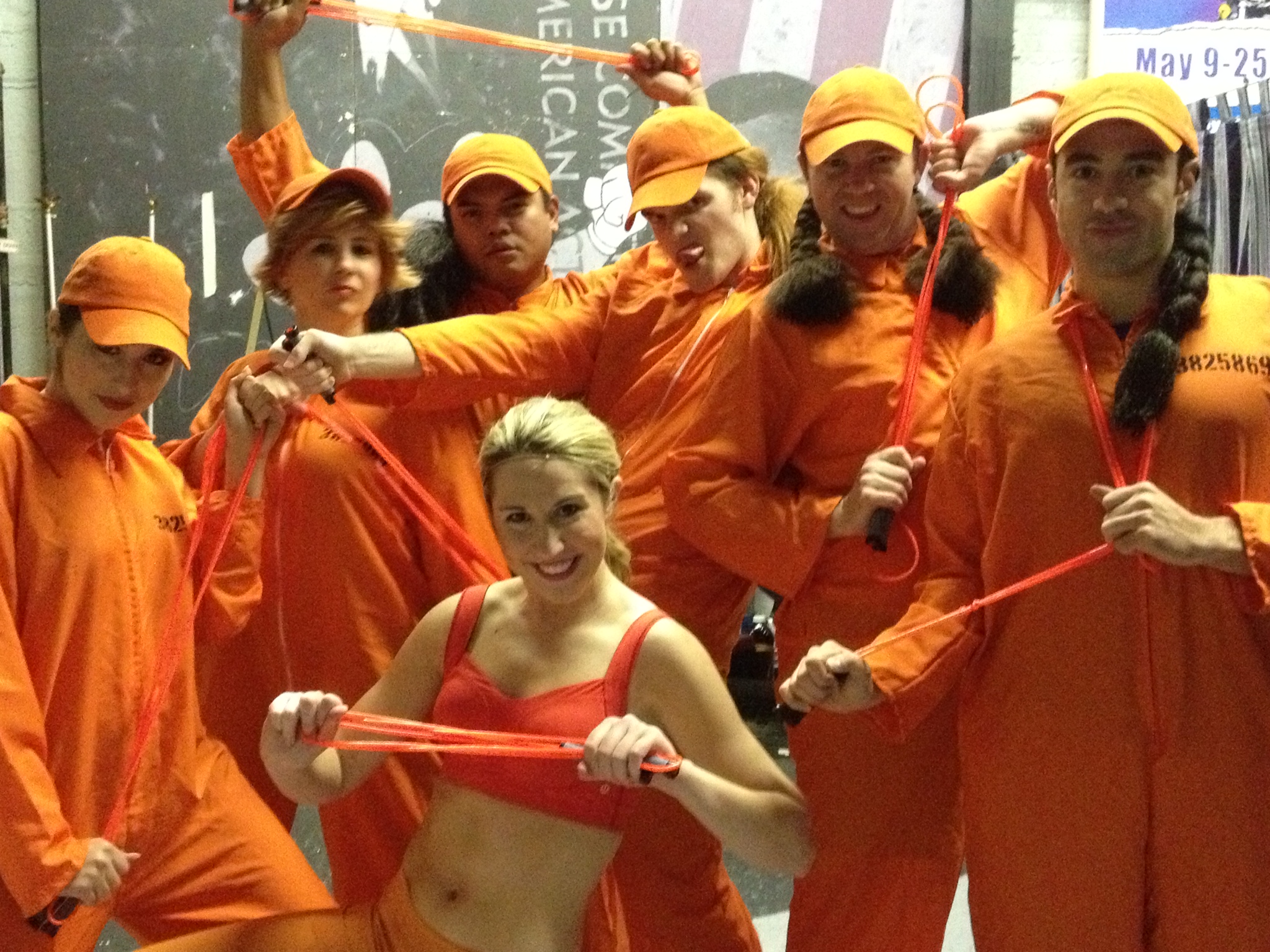 Brooke & The Jailbirds backstage at Intermission